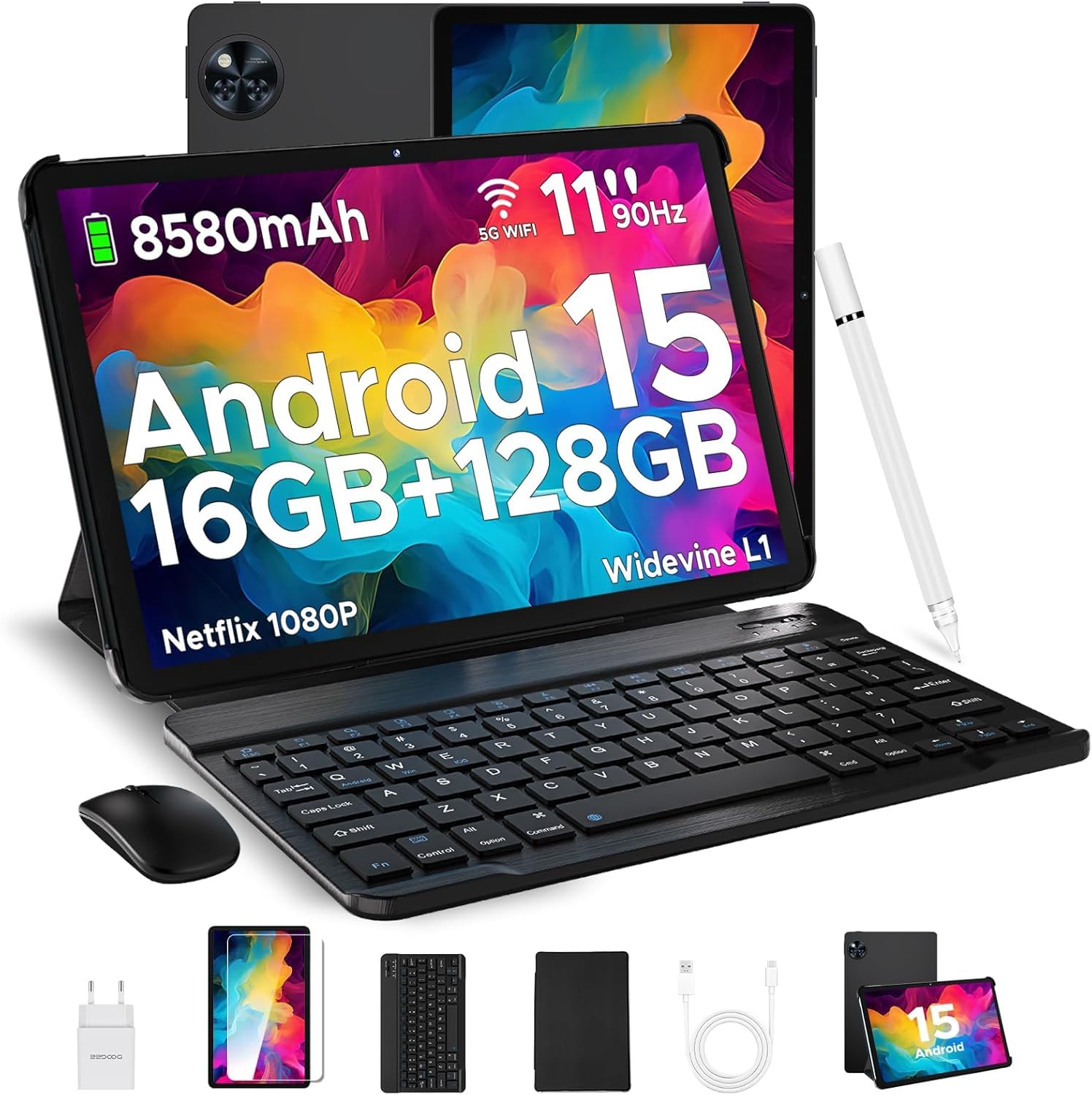 Android 15 タブレット 11インチ Wi-Fi 16GB 128GB Android15 タブレット 11インチWiFi 16GB+128GB+2TB Amazon.co